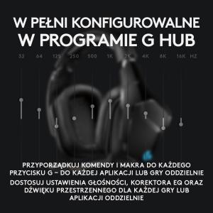 Słuchawki Logitech G935 Niebieskie (981-000744) 6