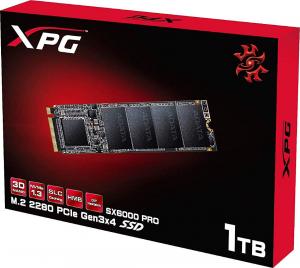 Dysk SSD ADATA XPG SX6000 Pro 1TB M.2 2280 PCI-E x4 Gen3 NVMe (ASX6000PNP-1TT-C) 5