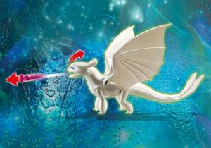 Playmobil Dragons Biała Furia z Małym Smokiem i Dziećmi (70038) 2