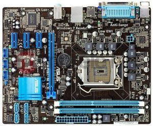 Płyta główna Asus P8H61-M LX R3.0 Intel H61 LGA 1155 (PCX/VGA/DZW/GLAN/SATA/DDR3) mATX 1