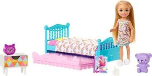 Lalka Barbie Mattel Barbie Chelsea z łóżkiem (FXG83) 1