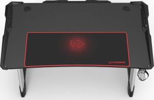 Biurko Ultradesk Racer Czarne 120 cmx64 cm 4