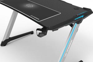 Biurko Ultradesk Racer Czarne 120 cmx64 cm 9