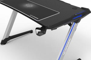 Biurko Ultradesk Racer Czarne 120 cmx64 cm 10