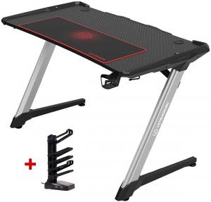Biurko Ultradesk Racer Czarne 120 cmx64 cm 13