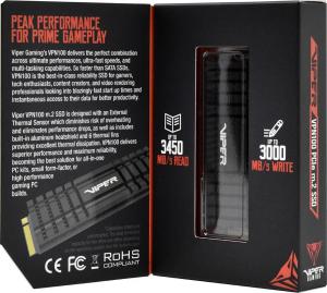 Dysk SSD Patriot Viper VPN100 512GB M.2 2280 PCI-E x4 Gen3 NVMe (VPN100-512GM28H) 15