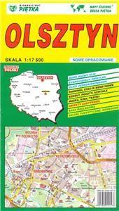Plan miasta Olsztyn 1:17500 1