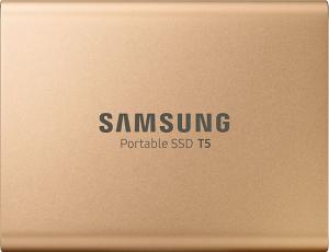 Dysk zewnętrzny SSD Samsung SSD T5 1 TB Złoty (MU-PA1T0G/EU) 1
