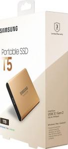 Dysk zewnętrzny SSD Samsung SSD T5 1 TB Złoty (MU-PA1T0G/EU) 11