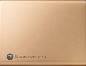 Dysk zewnętrzny SSD Samsung SSD T5 1 TB Złoty (MU-PA1T0G/EU) 2