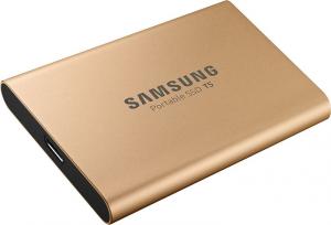 Dysk zewnętrzny SSD Samsung SSD T5 1 TB Złoty (MU-PA1T0G/EU) 5