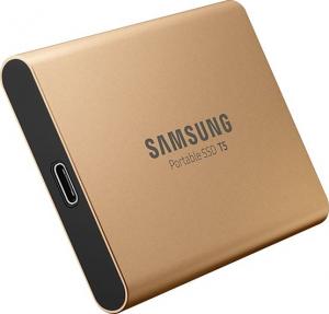 Dysk zewnętrzny SSD Samsung SSD T5 1 TB Złoty (MU-PA1T0G/EU) 7