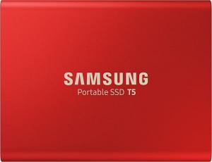 Dysk zewnętrzny SSD Samsung SSD T5 500 GB Czerwony (MU-PA500R/EU) 1
