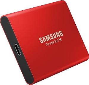 Dysk zewnętrzny SSD Samsung SSD T5 500 GB Czerwony (MU-PA500R/EU) 7