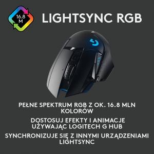 Mysz Logitech G502 Lightspeed  (910-005567) 7