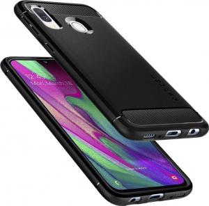 Spigen SPIGEN RUGGED ARMOR GALAXY A40 MATTE BLACK 2