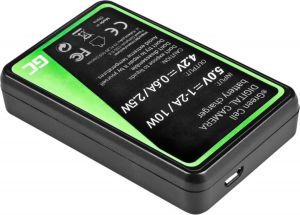 Ładowarka do aparatu Green Cell LI-50C do Olympus LI-50B, SZ-15, SZ-16, Tough 6000, 8000, TG-820, TG-830, TG-850, VR-370, XZ-1, XZ-10 (ADCB16) 4