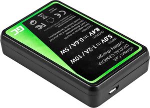 Ładowarka do aparatu Green Cell LC-E6 do Canon LP-E6, EOS 70D, 5D Mark II/ III, 80D, 7D Mark II, 60D, 6D, 7D (ADCB07) 3