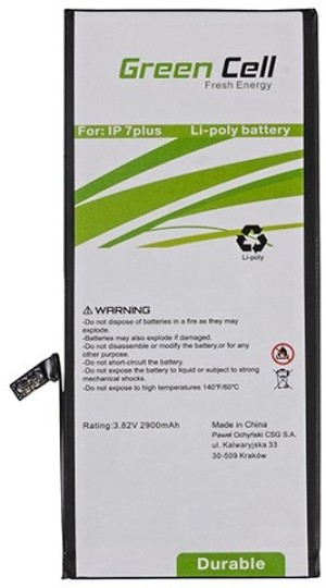 Bateria Green Cell do Apple iPhone 7 Plus 2900mAh (BP67) 1