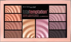 Maybelline  Total Temptation paleta cieni i rozświetlaczy 12g 1