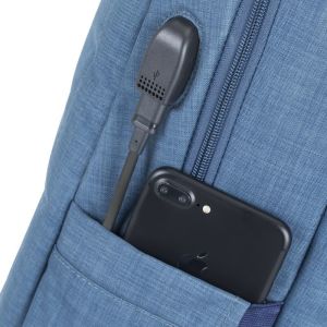 Plecak RivaCase Biscayne 17.3" (8365 blue) 9