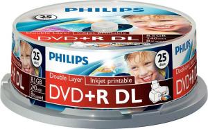Philips DVD+R DL 8.5 GB 4x 25 sztuk (DR8I8B25F) 1