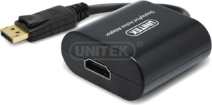 Adapter AV Unitek aktywny adapter DisplayPort - HDMI F (Y-6321) 1