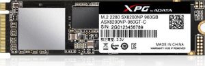 Dysk SSD ADATA 960 GB M.2 2280 PCI-E x4 Gen3 NVMe (ASX8200NP-960GT-C) 1