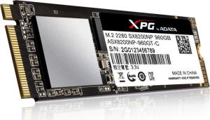 Dysk SSD ADATA 960 GB M.2 2280 PCI-E x4 Gen3 NVMe (ASX8200NP-960GT-C) 2
