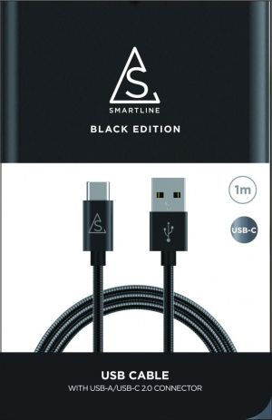 Kabel USB BlueLounge USB-A - USB-C 1 m Czarny (613361) 2
