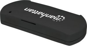 Manhattan Stykowy czytnik kart pamięci SIM/Smart na USB-A 2.0 zewnętrzny czarny (102032) 4