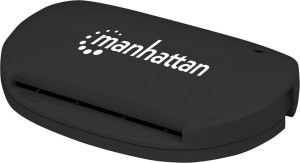Manhattan Stykowy czytnik kart pamięci SIM/Smart na USB-A 2.0 zewnętrzny czarny (102032) 1