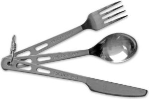 Lifeventure Sztućce Titanium Cutlery Set (LM9515) 1