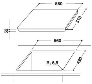 Płyta grzewcza Hotpoint-Ariston HKID 641 B C 2