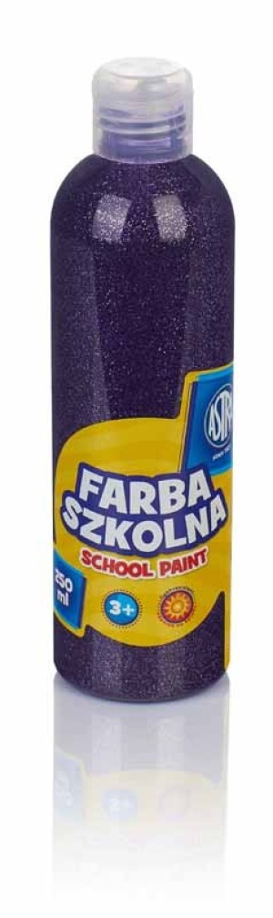 Astra Farba szkolna 250 ml brokatowa fioletowa (301217042) 1