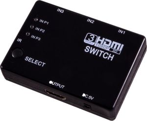 Esperanza Przełącznik HDMI 3xIN, 1xOUT z pilotem (5901299951330) 1