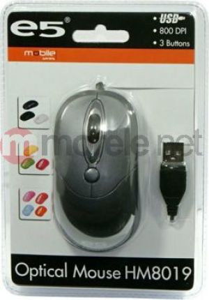 Mysz E5 3 przyciski. HM8019 USB( RE01065 ) 3