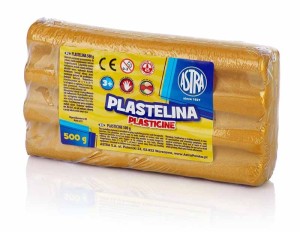 Astra Plastelina 500 g złota (303117014) 1