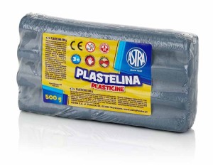Astra Plastelina 500 g srebrna (303117015) 1