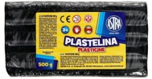 Astra Plastelina 500 g czarna (303117013) 1