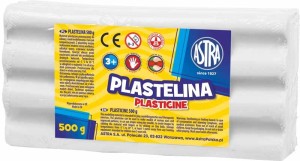 Astra Plastelina 500 g biała (303117002) 1
