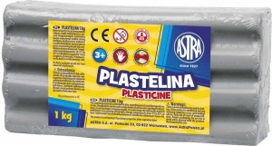 Astra Plastelina 1 kg popielata (303111023) 1