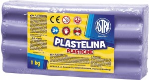 Astra Plastelina 1 kg jasnofioletowa (303111011) 1