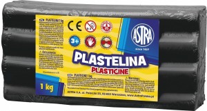 Astra Plastelina 1 kg czarna (303111024) 1