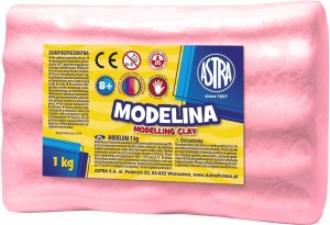 Astra Modelina "cukiernicza zabawa" 1 kg malinowa (304118002) 1