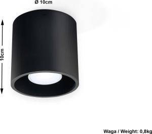 Lampa sufitowa Sollux Orbis 1x40W (SL.0016) 4