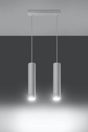 Lampa wisząca Sollux Lora nowoczesna industrial biały  (SL.0324) 1