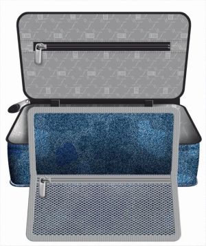 Piórnik St. Majewski saszetka z wewnętrzną klapką Jeans&Badges ( 270957 ) 3