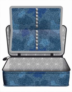 Piórnik St. Majewski saszetka z wewnętrzną klapką Jeans&Badges ( 270957 ) 4