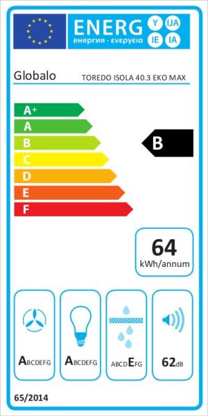 Okap Globalo Toredo Isola 40.5 9